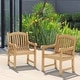 preview thumbnail 7 of 13, Amazonia FSC Teak Extendable Outdoor Patio Dining Set - 9piece