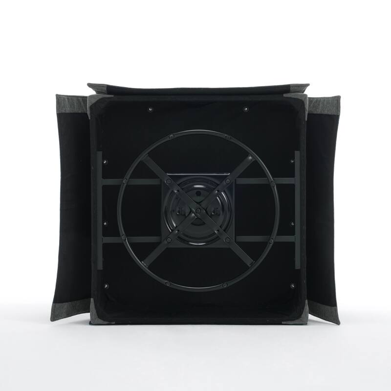 Chenille Swivel Accent Chair with Nailhead Trim Skirt