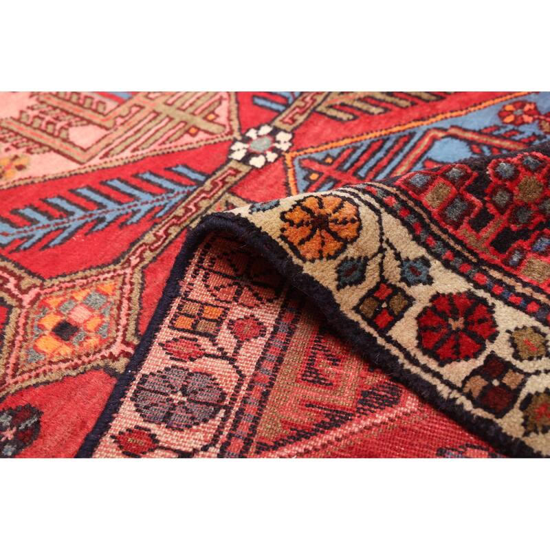 ECARPETGALLERY Hand-knotted Anatolian Vintage Red Wool Rug - 3'11 x 9'11