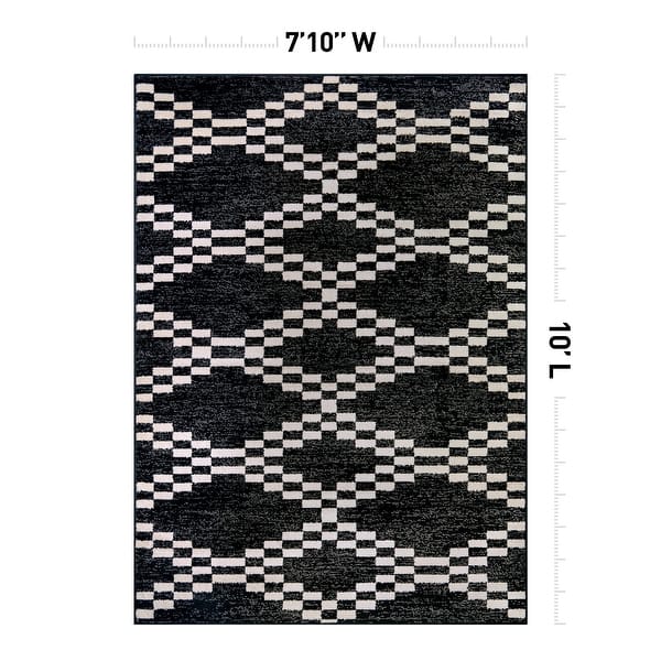 dimension image slide 12 of 14, Southwestern Geometric Area Rug