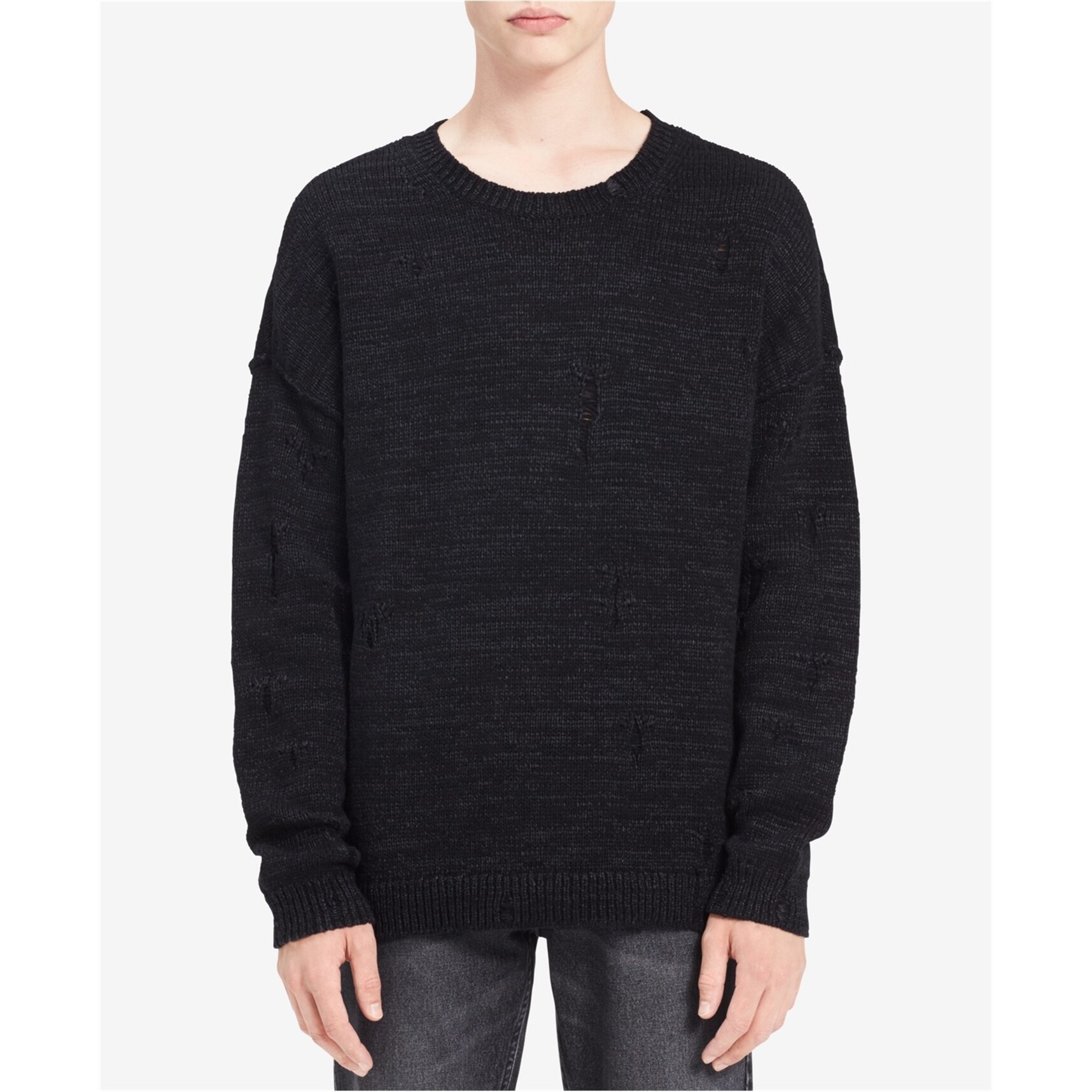 calvin klein grey sweater mens