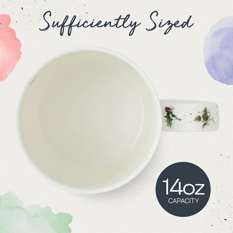 Royal Worcester Holiday Wrendale Designs 14 oz Mug