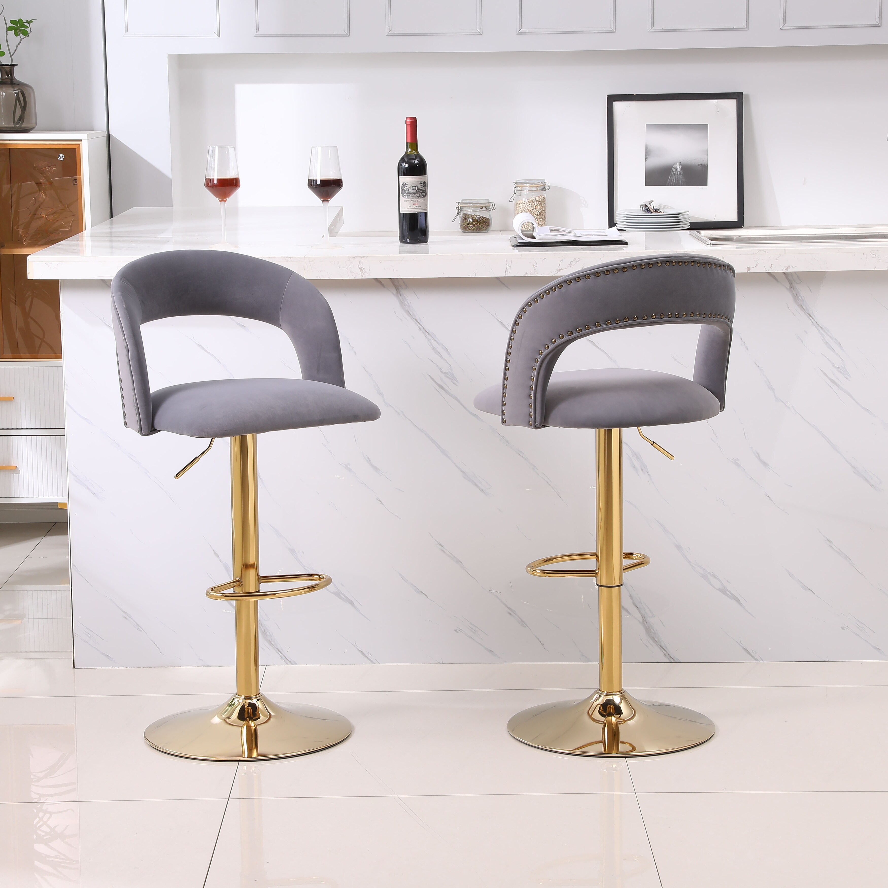 Kitchen island swivel 2025 chairs