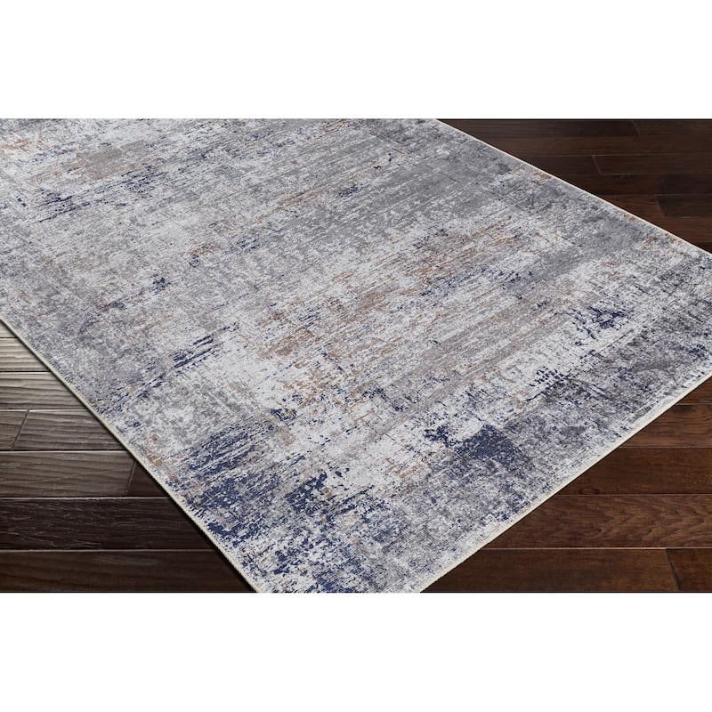 Livabliss Traditional Tahmis Medallion Washable Area Rug