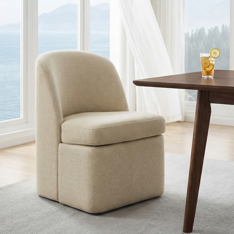 INK+IVY Lyra Dining Chair with Castors - N/A