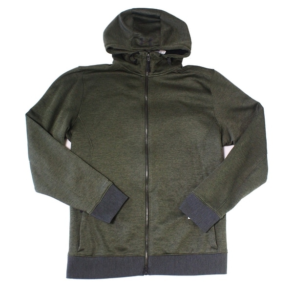 forest green under armour hoodie