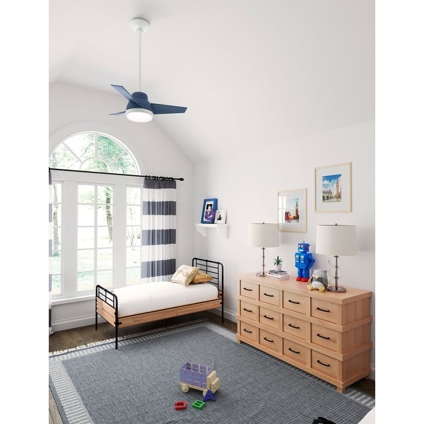 Hunter 36 Valda Ceiling With Led Light And Handheld Remote Overstock