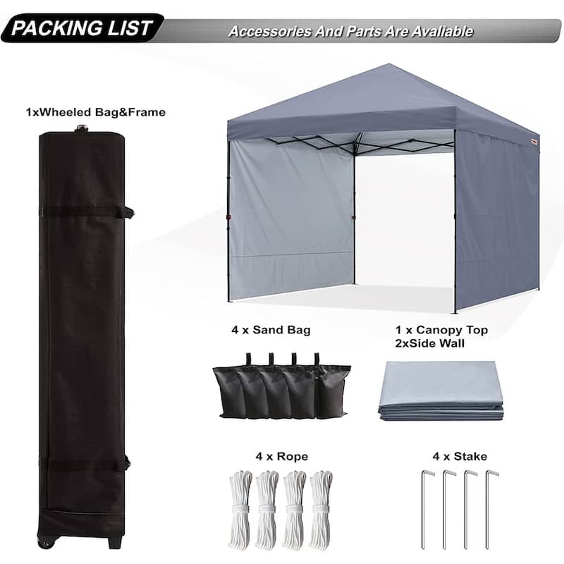 ABCCANOPY Durable Easy Pop up Canopy Tent Outdoor canopy tent