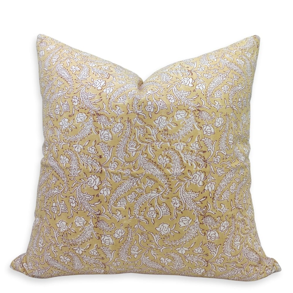 Fabdivine Yellow Fall Decorative Accent Floral Cushion Case Room Accent