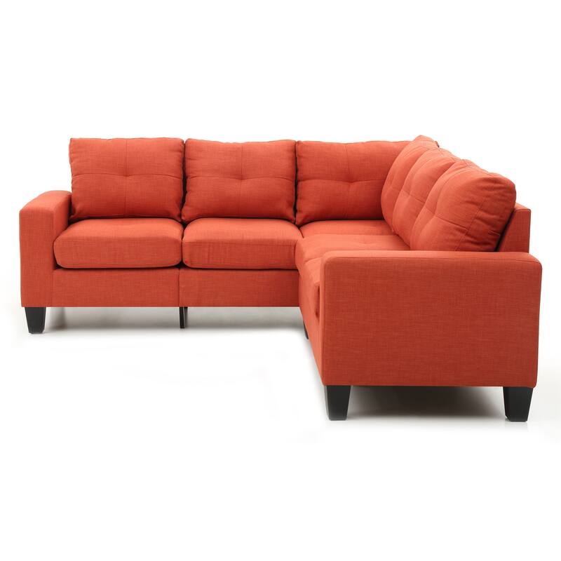 Newbury Twill Fabric Sectional Sofa