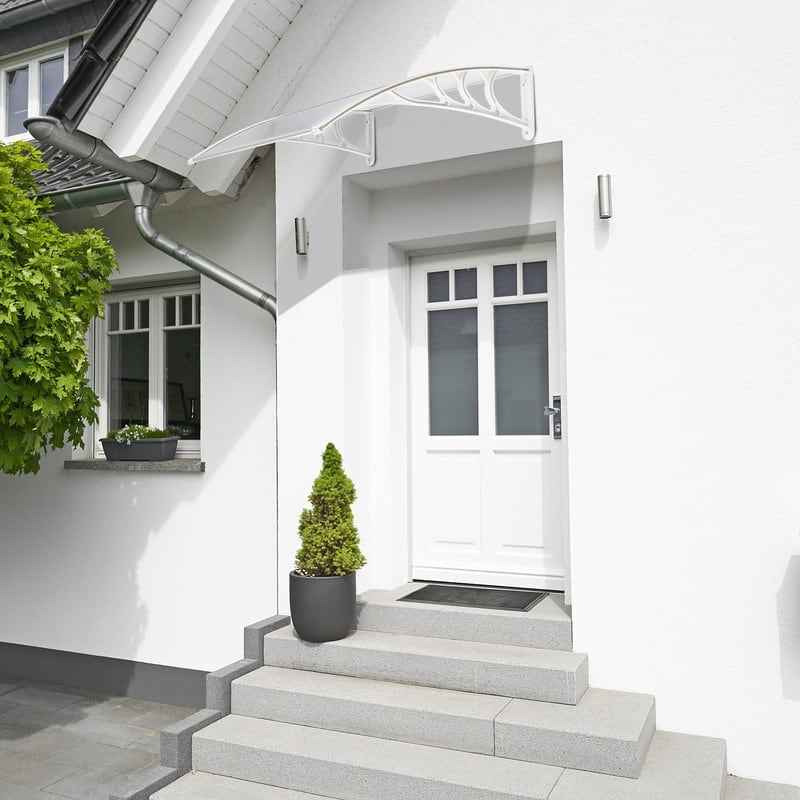 100 x 80CM Manual Door & Window Rain Awning