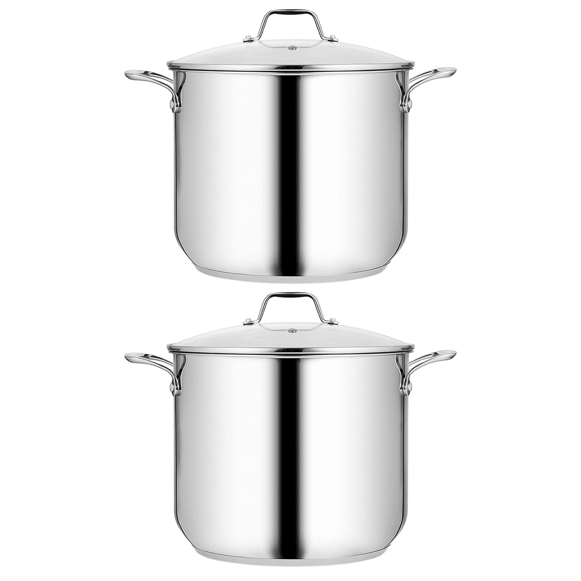  NutriChef 5-Quart Stainless Steel Stockpot - 18/8 Food