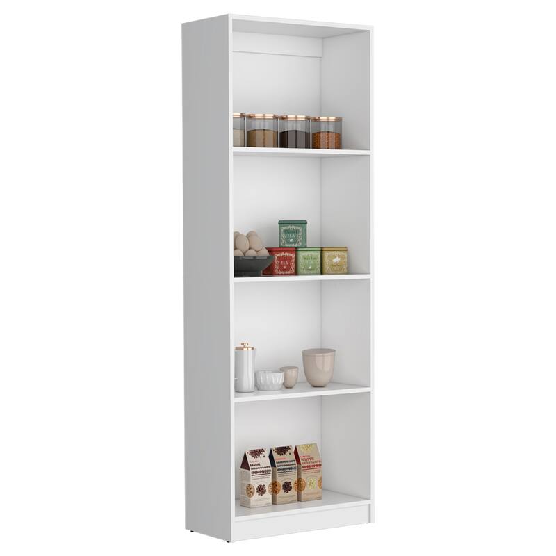 Simla 3 Piece Living Room Set with 3 Bookcases, White