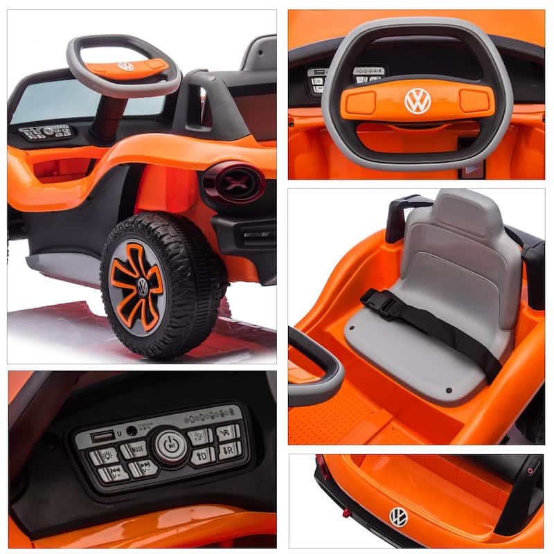 Ride On Car, Licensed Volkswagen Beetle Electric Toy Car for Kids,Toddler Electric Vehicle with Parental Remote