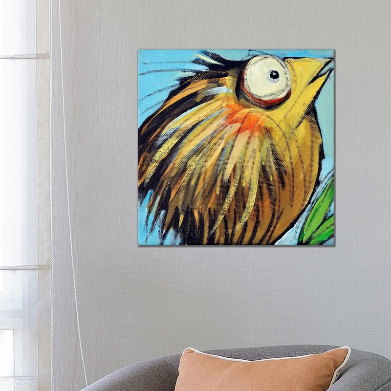 iCanvas "Feather Bird 25" by Tim Nyberg Canvas Print - 26x26x1.5