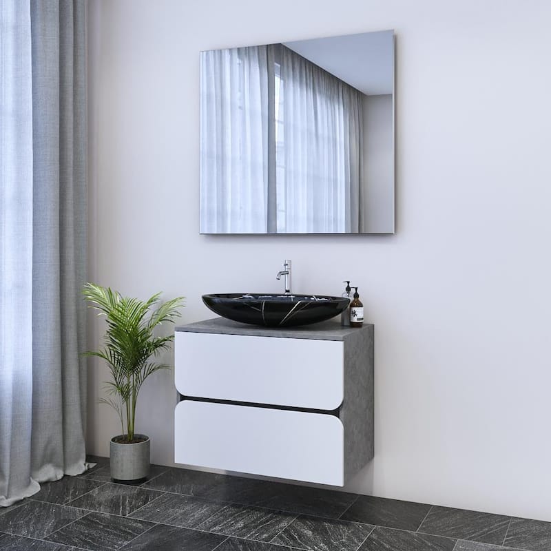 Azurro 2S 80 Floating Bathroom Vanity (32" Width)