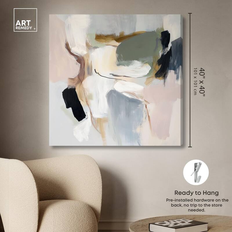 Softened Encounters II Canvas by Art Remedy, Gallery Wrapped