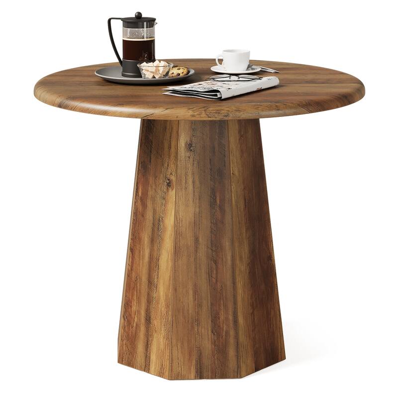 31" Round Pedestal Dining Table
