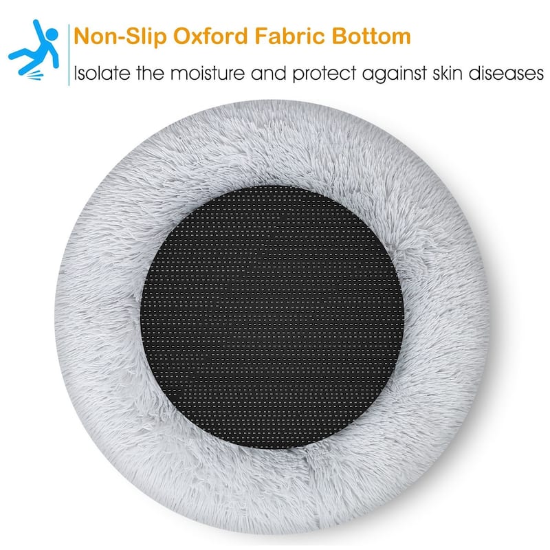 Pet Dog Bed Soft Warm Fleece Puppy Cat Bed Dog Cozy Nest Sofa Cushion - 23.62 in * 23.62 in * 3.94 in