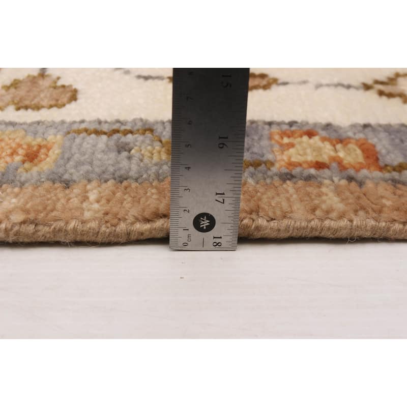 ECARPETGALLERY Hand-knotted Jules Serapi Brown Wool Rug - 8'10 x 12'0