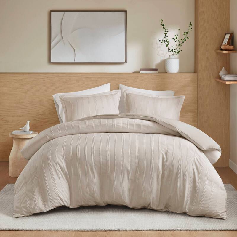 Chelsea Square Logan Woven Striped Duvet Set