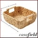 preview thumbnail 9 of 45, Hyacinth Seagrass Oval Storage Baskets with Wooden Handles Woven Bins