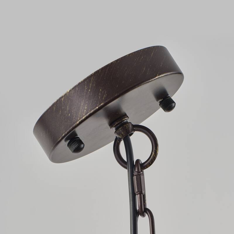 Starsky 1-Light 11.81in Handwoven Rattan Cone Pendant