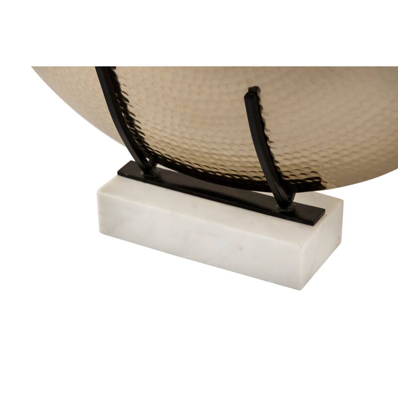 Elk Home Charged Polished Brass Metal 24 Inch Wide Sculpture