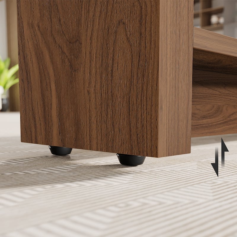 86.61 Inch Extra Long Wood Dining Table Kitchen Table for 6-8