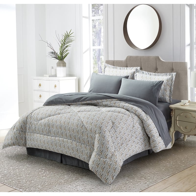 8 Pc Down Alternative Comforter Set - Madison - King