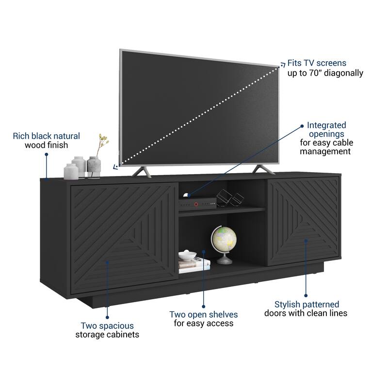 Modern TV Stand for TVs Up to 70-Inch