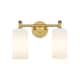 Option Brushed Brass / Matte White