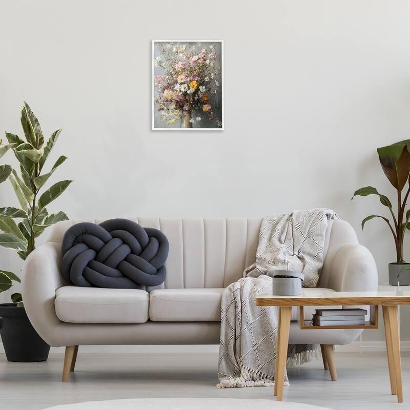 Stupell Overflowing Spring Flowers Framed Giclee Art Design By Franklyn Gregory