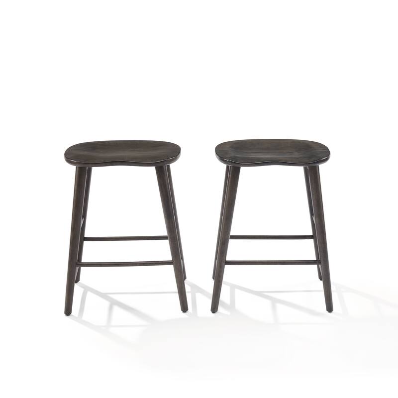 Crosley Maddox 2-Piece Counter Height Bar Stool Set