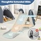preview thumbnail 9 of 8, Costway 4-in-1 Toddler Slide Playground with Basketball Hoop Ball Ring - See Details