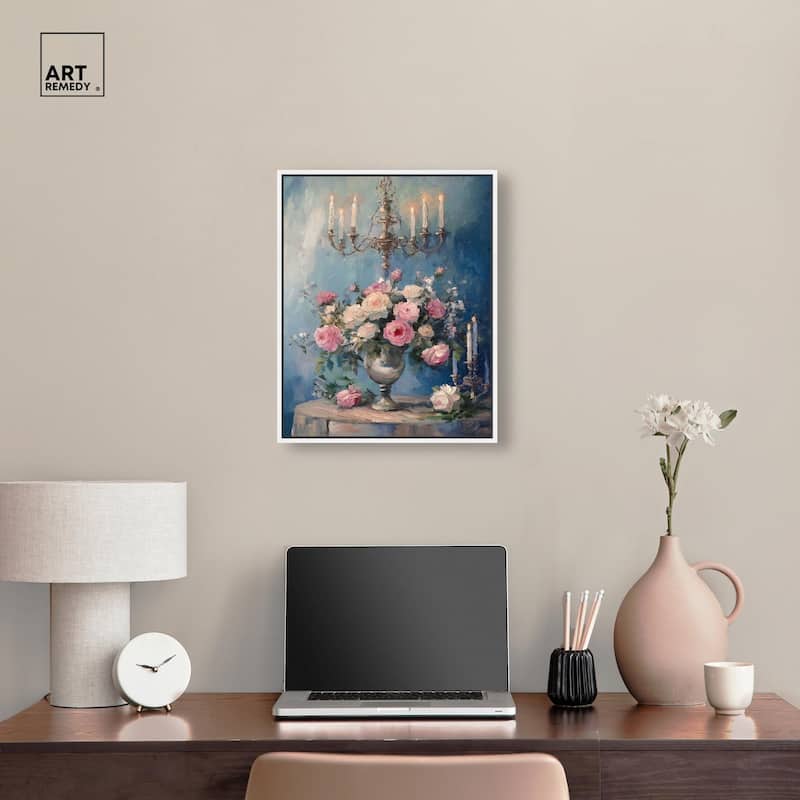 Romantic Roses Canvas by Art Remedy