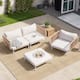 Option Beige, 4pcs seats & 7 arms