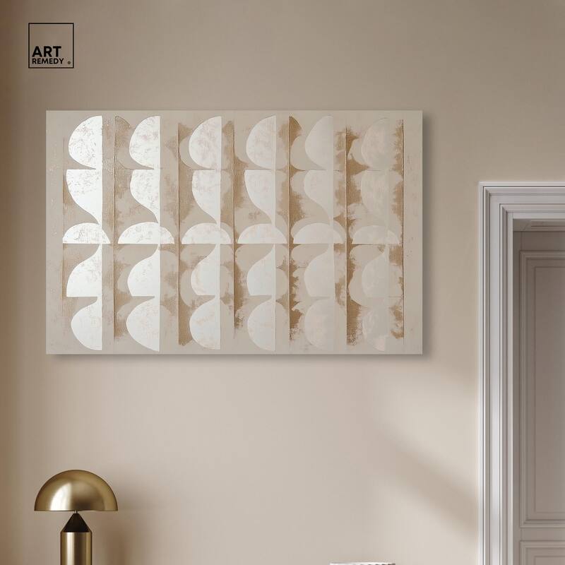 Columnar Shapes I Canvas by Art Remedy, Gallery Wrapped