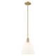 Option Brushed Brass / Matte White