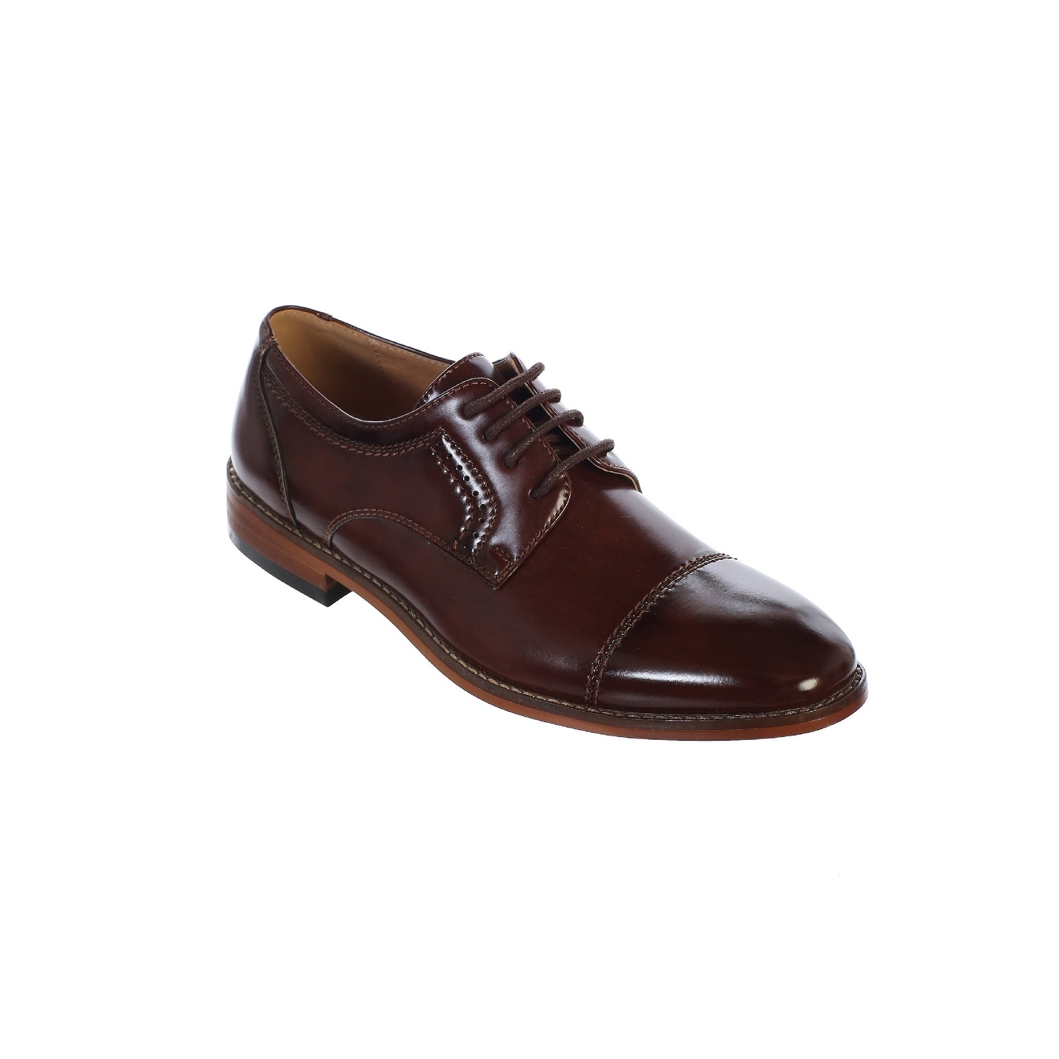 Shop Tip Top Kids Boys Brown Laces Oxford Shoes Overstock 27634517