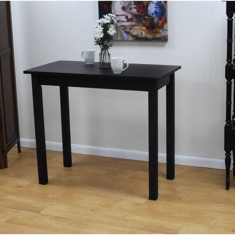 Rectangular Pub Bar Table - 42" - Antique Black