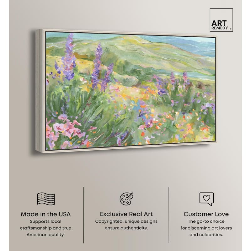Blooming Fields Canvas by Art Remedy