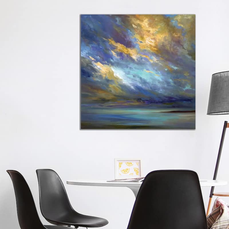 iCanvas "Coastal Clouds " by Sheila Finch Canvas Print - 37x37x1.5