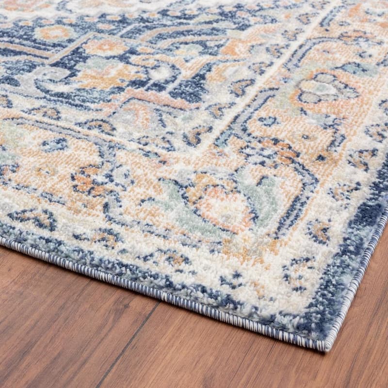 Luxe Weavers Oriental Medallion Area Rug, Stain-Resistant Carpet