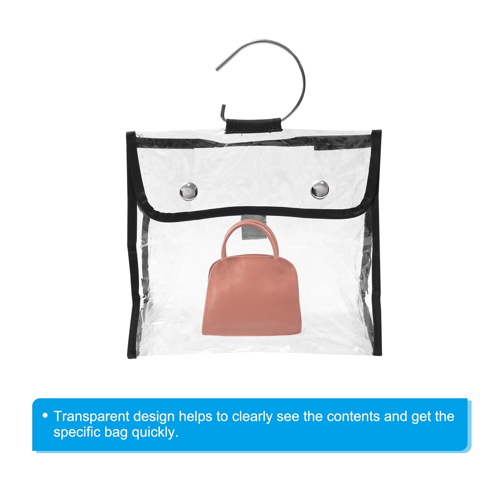 Handbag Dust Bags%2C Clear Purse Storage Organizer Purse Protector