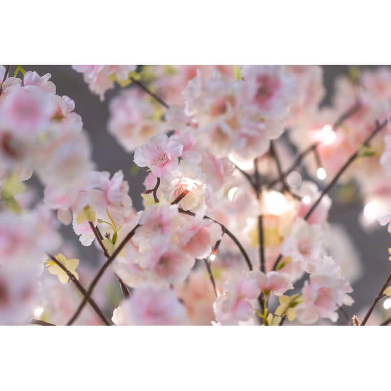 Large Pink Cherry Blossom Tree With 288 Warm White Led