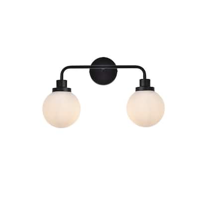 Elegant Lighting LD7032W19 Hanson 2 Light 19" Wide Vanity Light