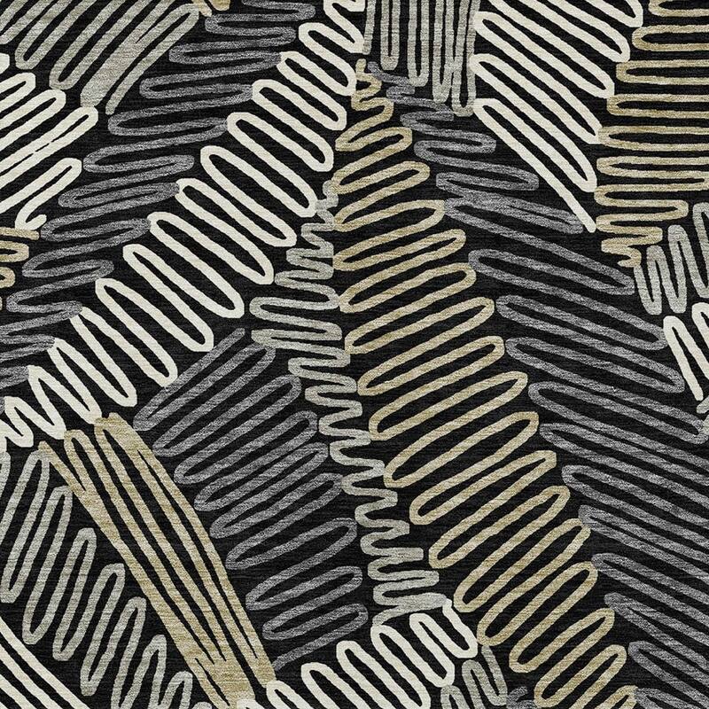 HomeRoots Floral Transitional Rectangle Outdoor Rug