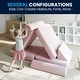 preview thumbnail 46 of 75, Soft Foam Modular Kids Play Couch with 6 Sectional Sofa Pieces - 27.5"D x 56"W x 17.25"H