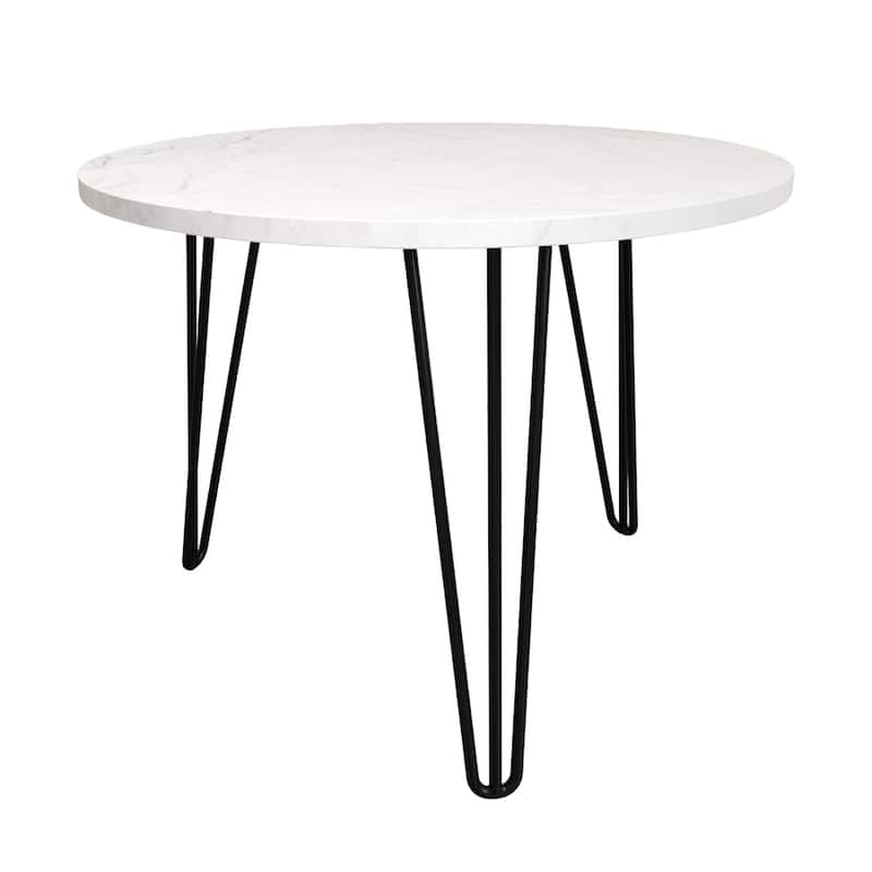 Wood End Table Coffee Table Dining Table Set of 2 with Iron Legs Sofa Table Display Table Office Table for Bedroom